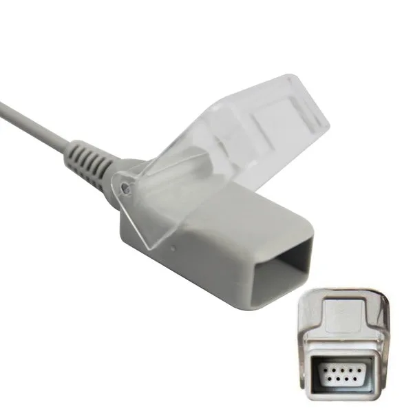 Compatible with Masimo 2056 Red LNC-10 SPO2 adapter extension cable