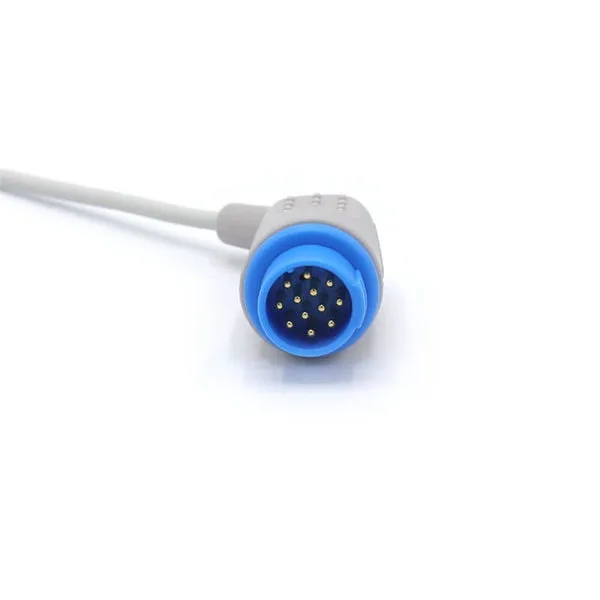 Adult-friendly biolight SPO2 sensor 9.8 feet long soft finger connector and 12 pins