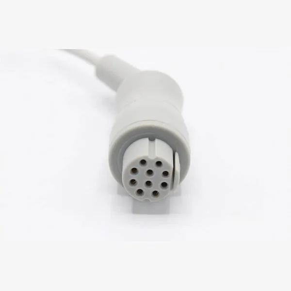 Compatible with Datex Ohmeda OXY-F4-N SPO2 Sensor, Adult Finger Clip, 9.8ft, 10 Pin Connector