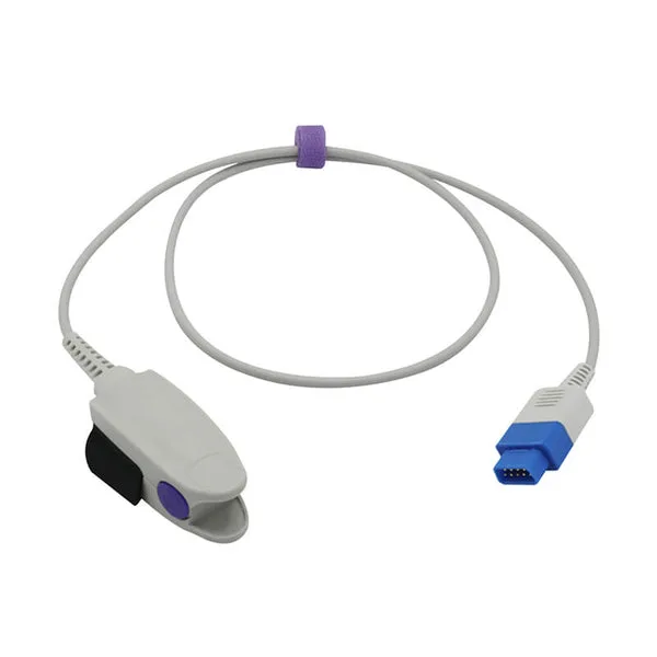 GE Trusignal TS-F-D Spo2 Sensor Yetkinlər üçün Klip 3.2 fut üçün uyğundur