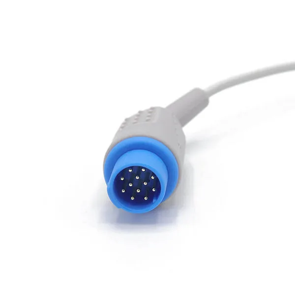 Uyğun Biolight SpO2 Sensor Yetkin Barmaq Klipi 9.8 fut 12 Pin Konnektoru 2