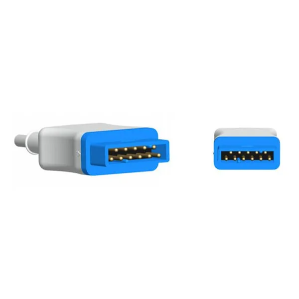 Uyğun GE Datex Ohmeda Spo2 Sensor Uşaq Klipi 9.8 fut 11 Pin Konnektoru 2