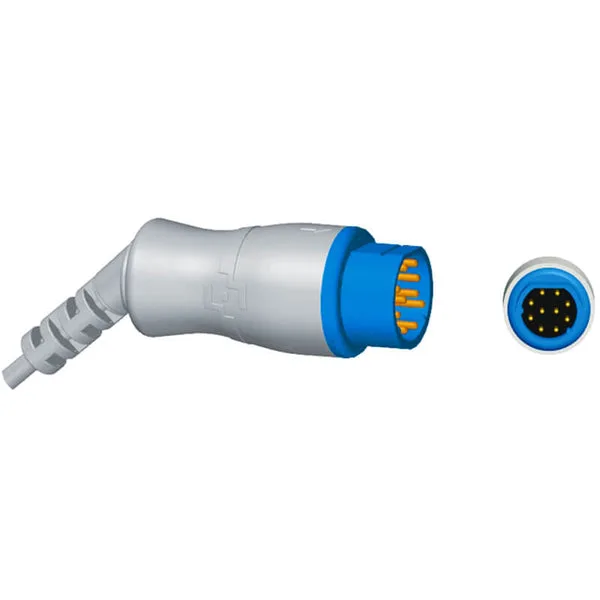 Uyğun Draeger Siemens Spo2 Sensor Uşaq Klipi 9.8 fut 10 Pin Konnektoru 2