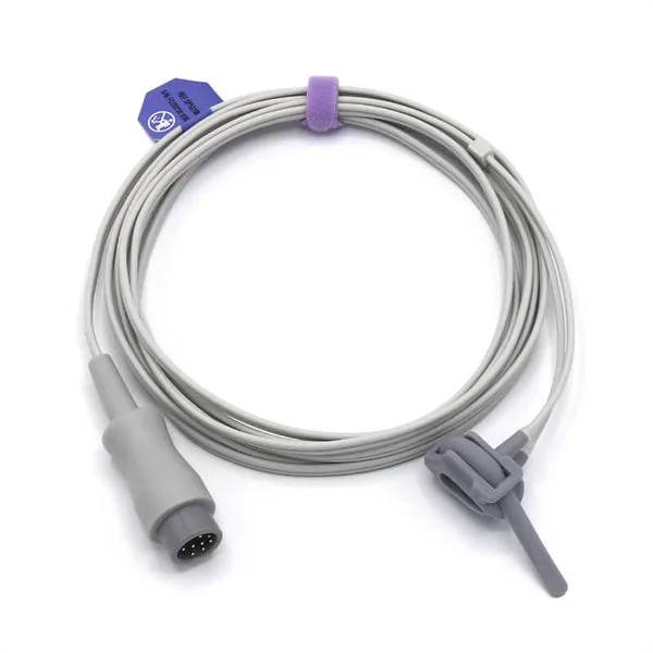 Uyğun Mindray Spo2 Sensor Yenidoğulmuşlar üçün Sarğı Nellcor Oximax 9.8 fut 8 Pin Konnektoru
