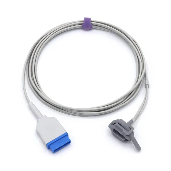 Uyğun GE Datex Ohmeda Spo2 Sensor Yenidoğulmuşlar üçün Sarğı 9.8 fut 11 Pin Konnektoru