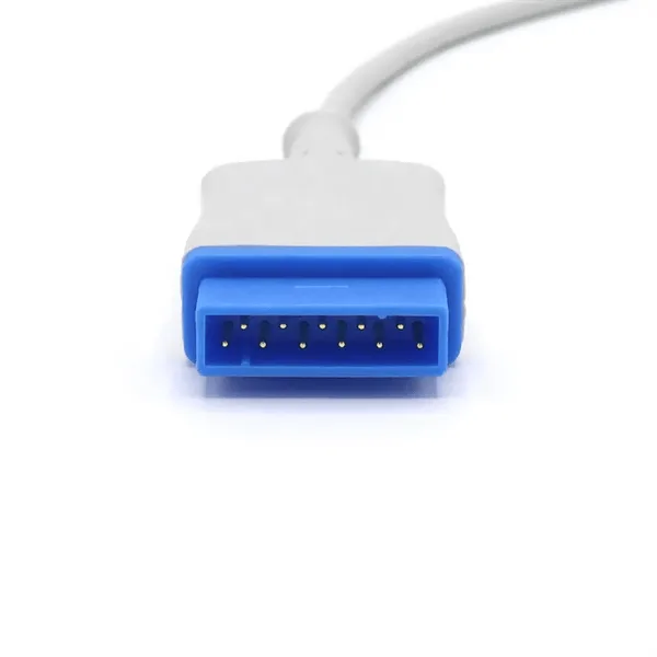 Uyğun GE Datex Ohmeda Spo2 Sensor Yenidoğulmuşlar üçün Sarğı 9.8 fut 11 Pin Konnektoru 2