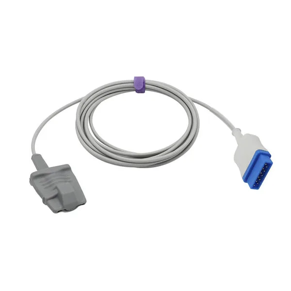 GE Marquette Spo2 Sensor Yetkin Yumşaq Nellcor Texnologiyası Barmaq Klipi 9.8 fut 11 Pin Konnektoru üçün uyğundur