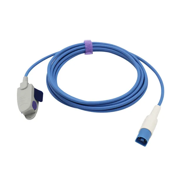 Uyğun Philips Spo2 Sensor Masimo Tech Pediatric Clip 9.8 ft 8 Pin Connector 2