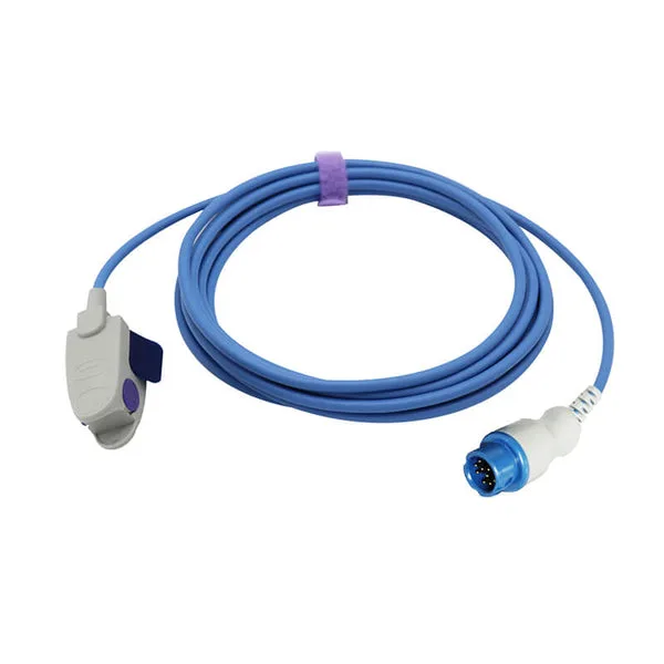 Philips Pediatric Clip 9.8 ft 12 Pin Connector üçün uyğun Spo2 Sensor 1