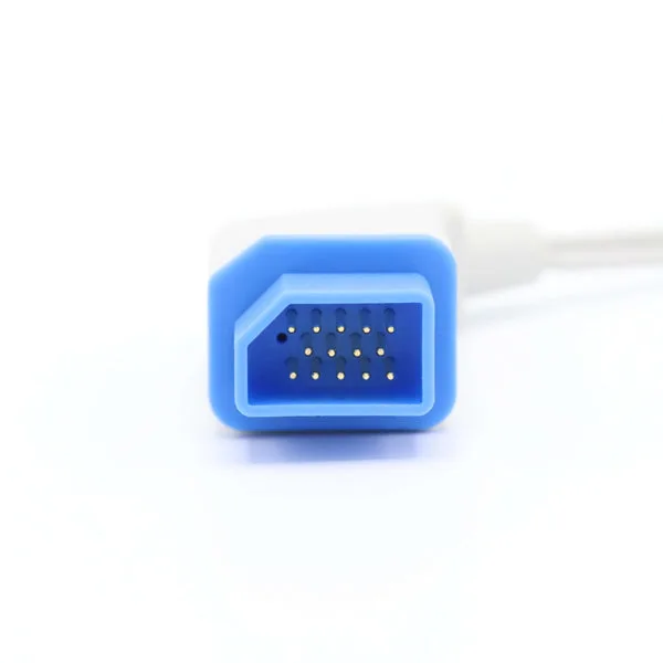 Nihon Kohden Spo2 Sensor Yetkin Barmaq Klipi 9,8 fut 14 Pin Konnektoru üçün uyğundur 2