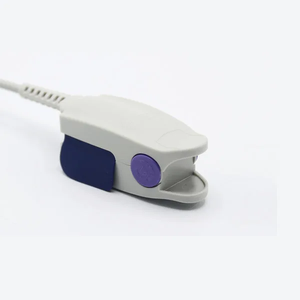 Nihon Kohden Spo2 Sensor Yetkin Barmaq Klipi 9,8 fut 14 Pin Konnektoru üçün uyğundur 3
