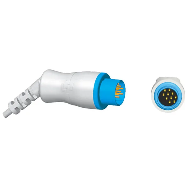 Uyğun Nihon Kohden TL-101S Spo2 Sensor Böyüklər üçün Barmaq Klipi 9,8 fut 10 Pin Bağlayıcı 2