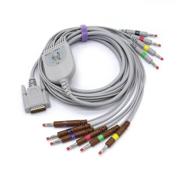 Compatible Mindray 10 Lead IEC Banana 4.0mm European Standard Connector