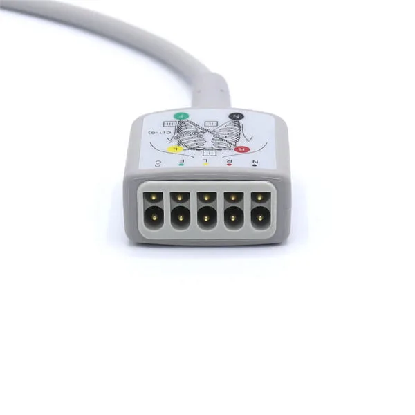 Uyğun GE Marquette EKQ magistral kabeli 412931-002 IEC Avropa Standartı 11Pins Konnektoru 3