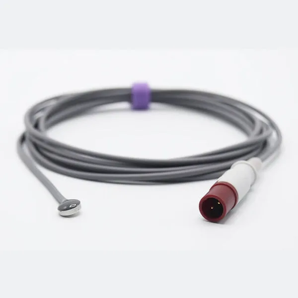 Compatible Philips 21078A Temperature Probe Reusable Adult Skin Sensor