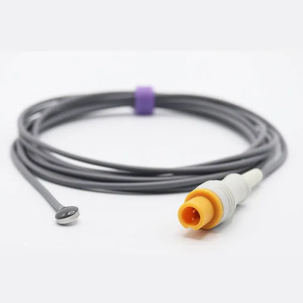Compatible Mindray Datascope Temperature Probe Reusable Adult Skin Sensor